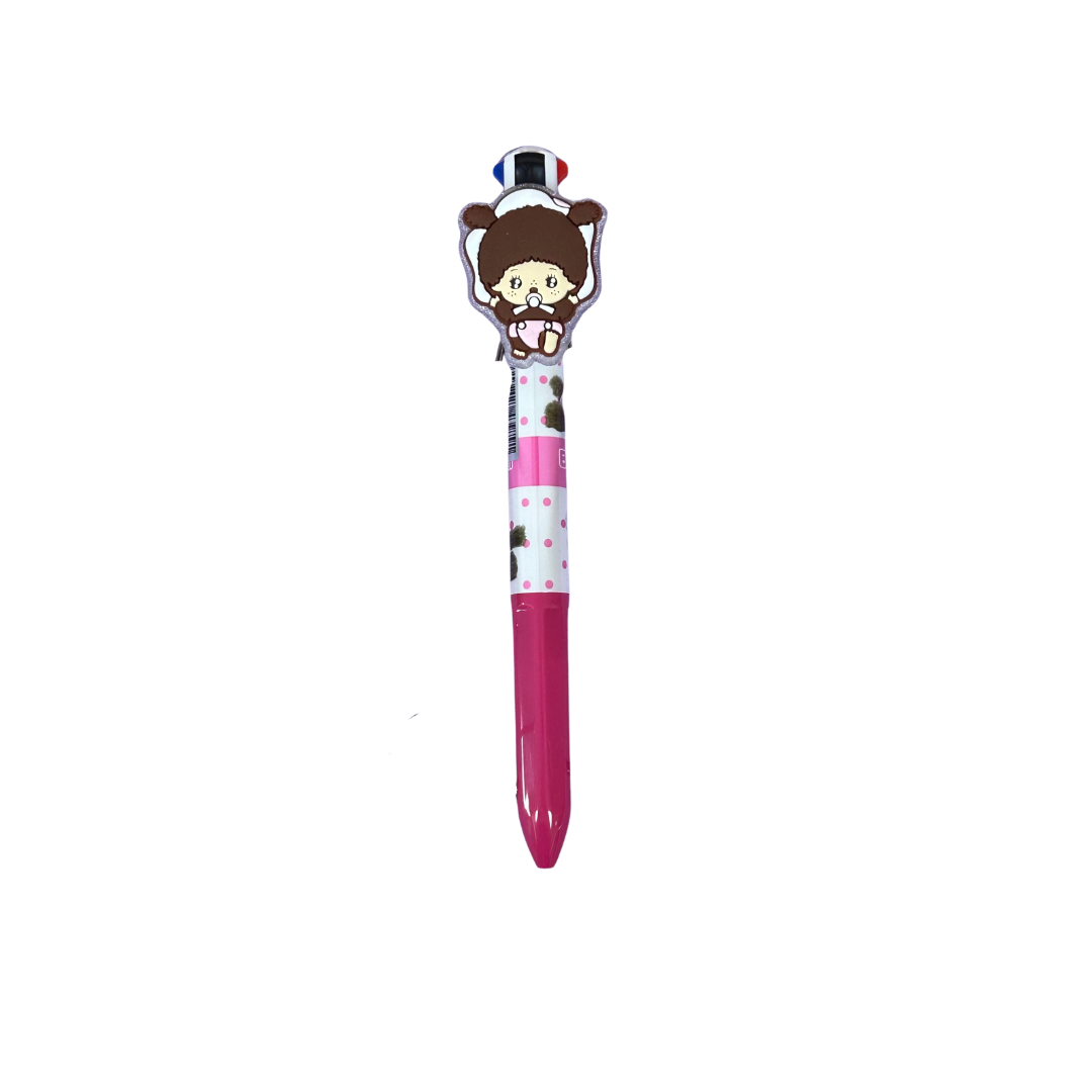 Monchhichi/Bebichhichi 四色原子筆