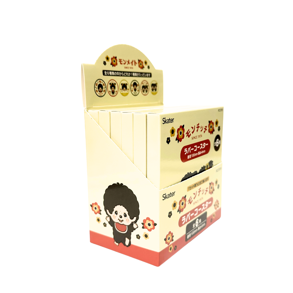 Monchhichi 系列橡膠杯墊盲盒 （一套6款）