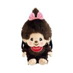 Monchhichi 女生立體毛絨雙肩包