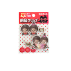Monchhichi 3D 髮夾 （一Set兩件） - 男女愛心款