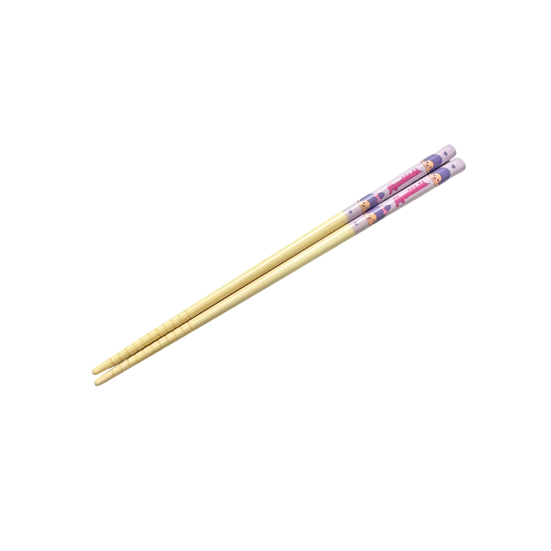 日本製男女紫色心形款筷子 （可入洗碗機）