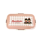 Skater x Monchhichi 聯名兩層方形便當盒
