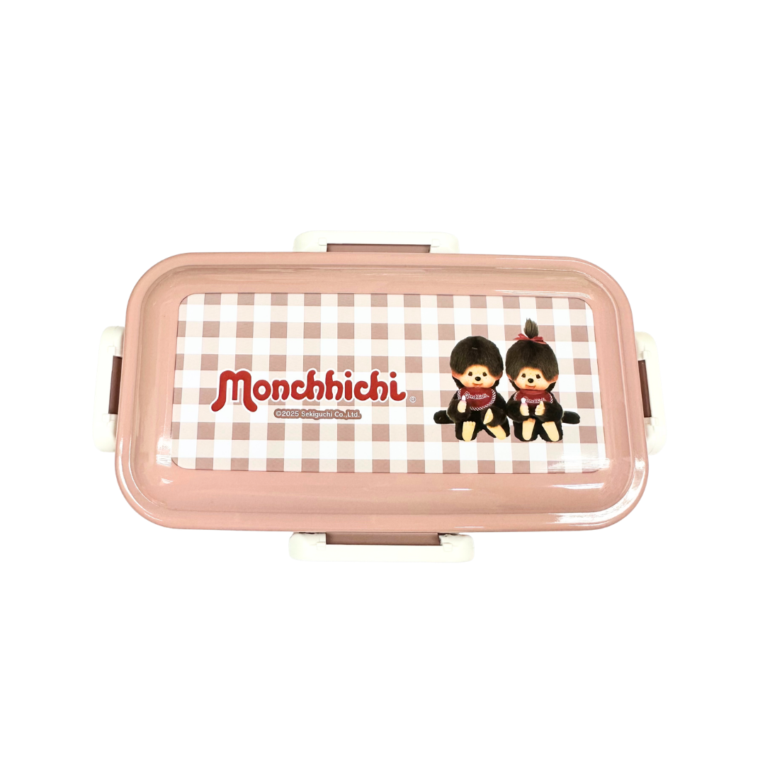 Skater x Monchhichi 聯名兩層方形便當盒
