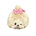 Monchhichi 大臉絨毛側背包 - 金毛女生