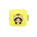 Monchhichi × Pompompurin毛圈刺繡方型化妝包