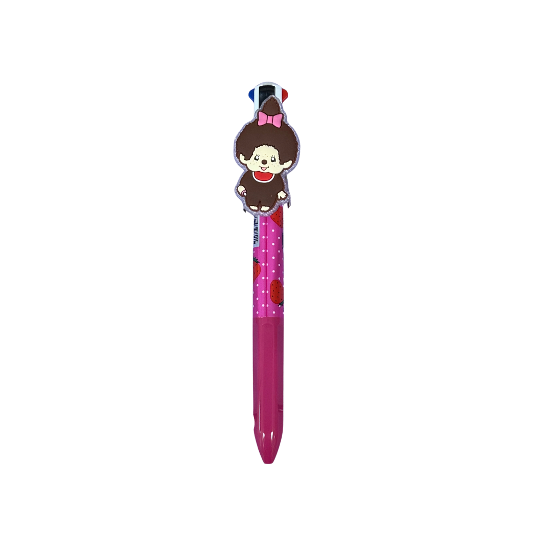 Monchhichi/Bebichhichi 四色原子筆