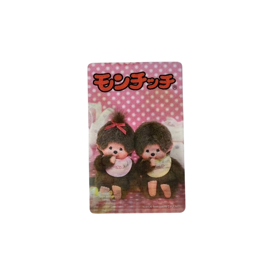 Monchhichi 3D卡貼 - 二人約會