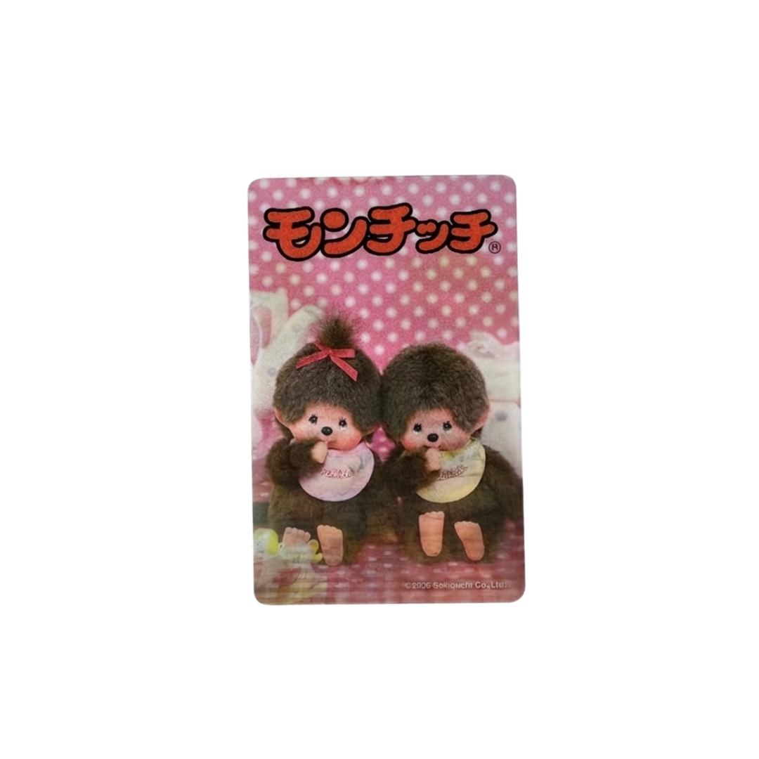 Monchhichi 3D卡貼 - 二人約會