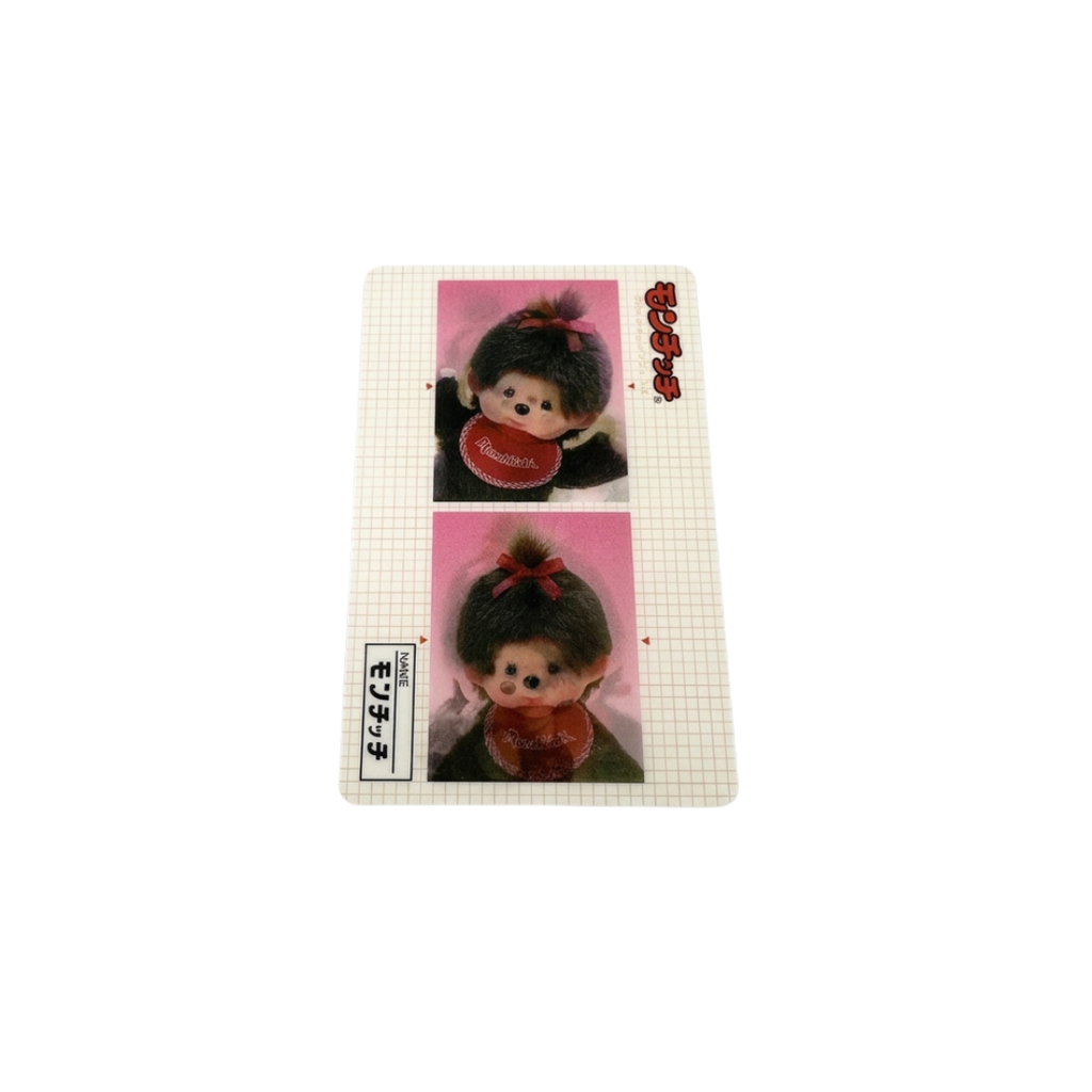 Monchhichi 3D卡貼- 女生學生相