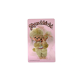 Monchhichi 3D卡貼 - 金色男女 - 粉色