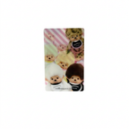 Monchhichi 3D卡貼 - 彩色團體 - 粉色斜間