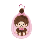 Monchhichi 毛絨玩具收納袋-粉色
