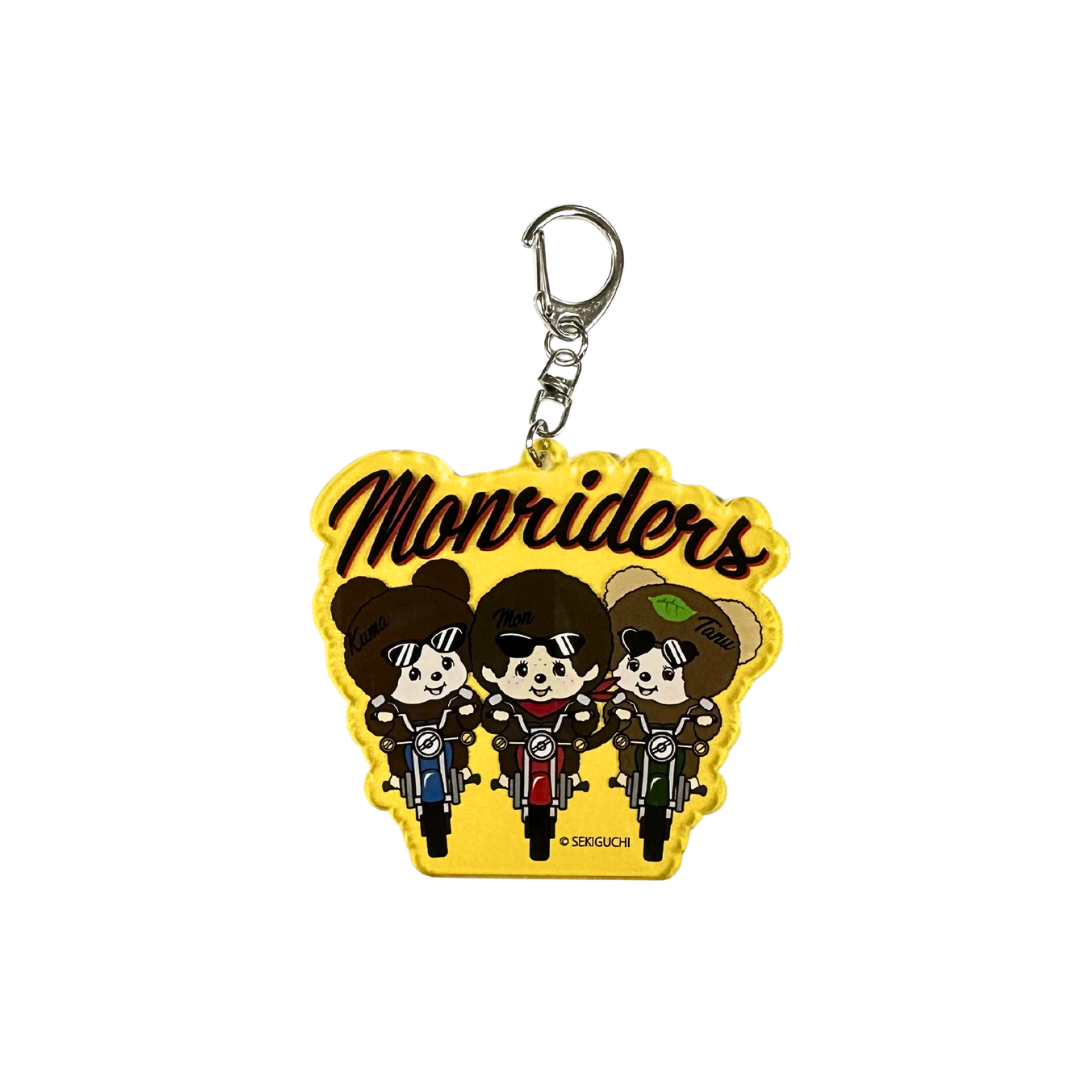 Monchhichi PVC鑰匙扣－摩托車