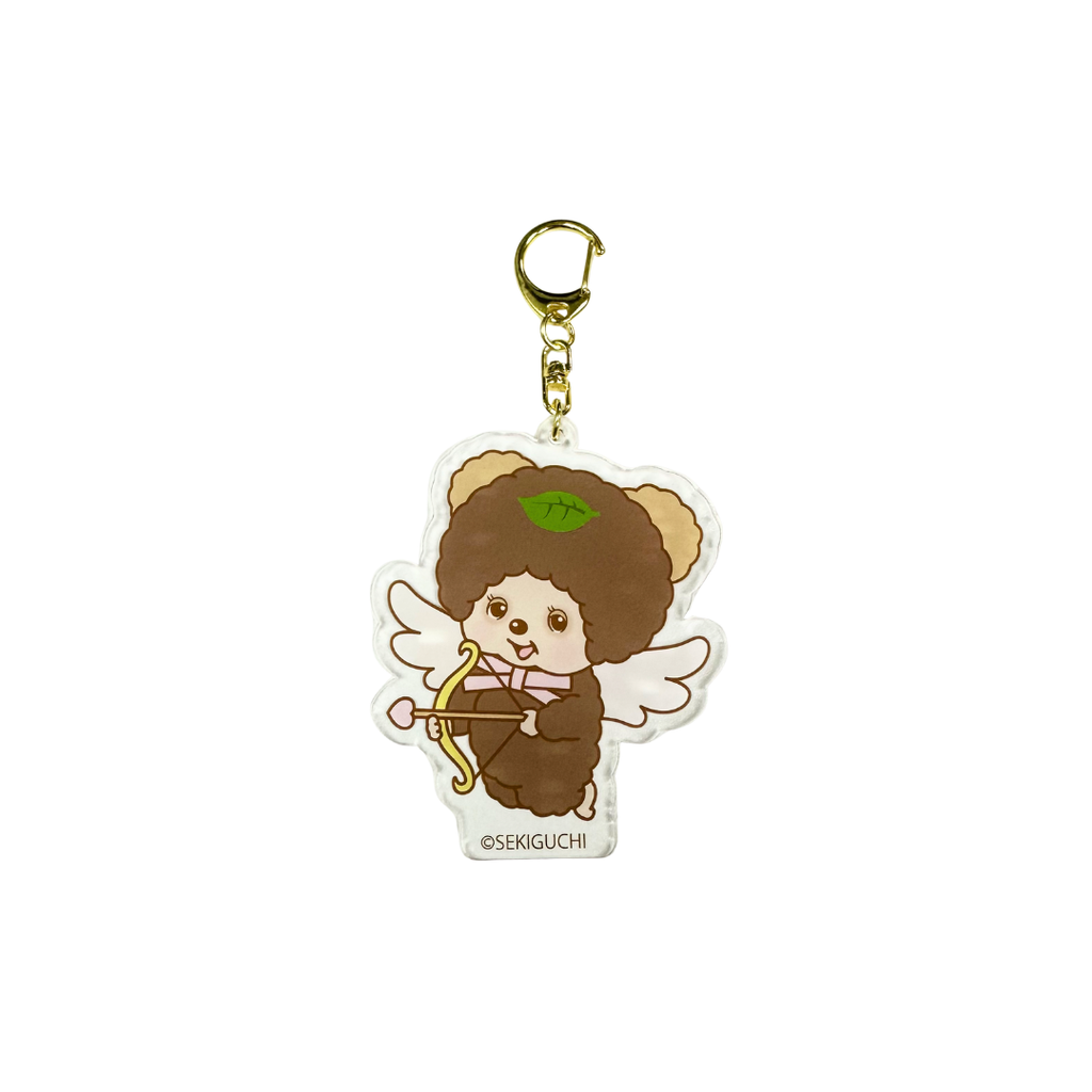 Monchhichi PVC鑰匙扣－邱比特
