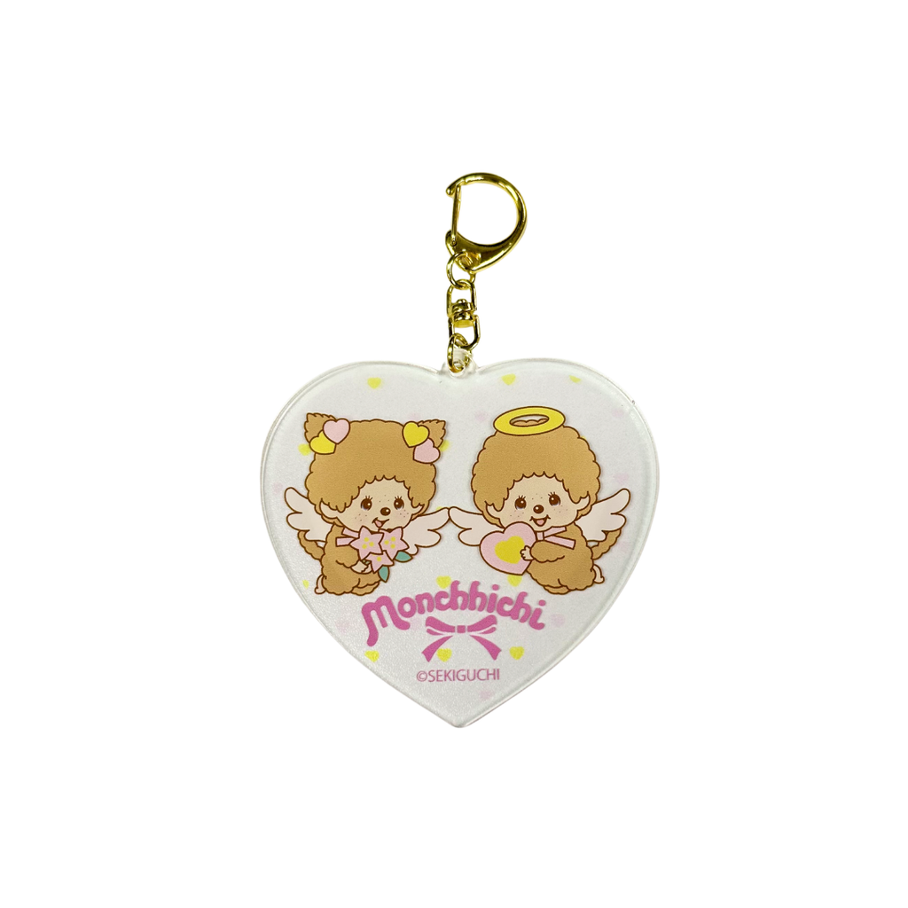 Monchhichi PVC鑰匙扣－雙天使