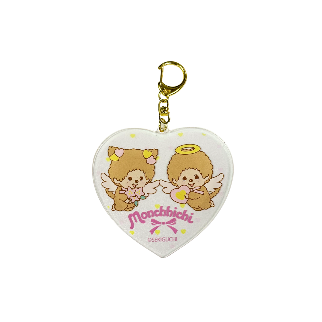 Monchhichi PVC鑰匙扣－雙天使