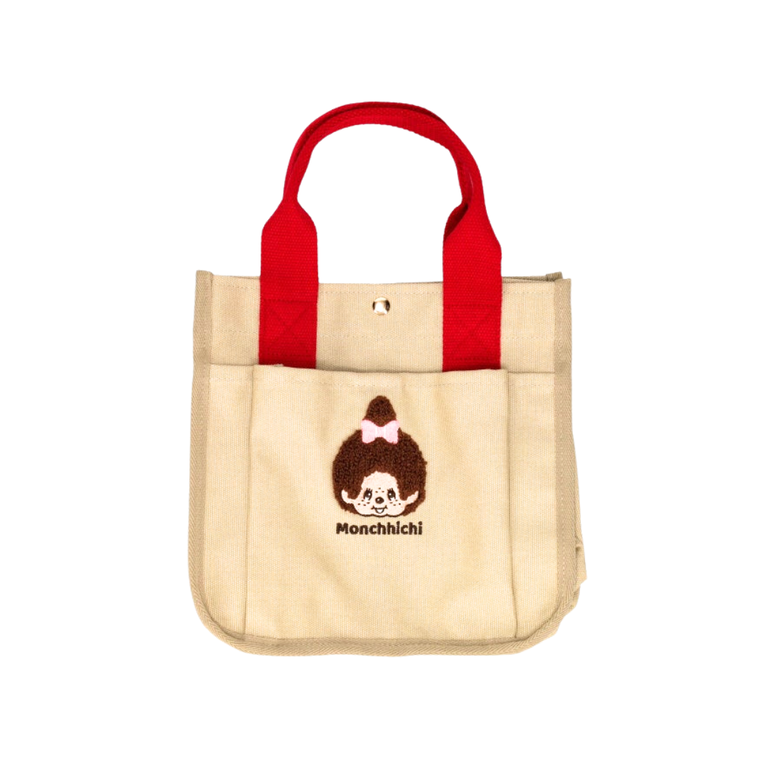 Monchhichi 米色大容量多用途手提包 - 女生