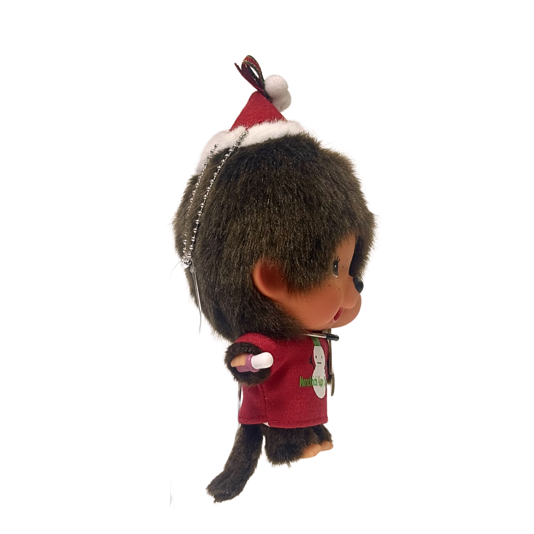 包褂 大頭Monchhichi 聖誕老人