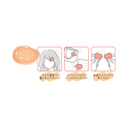 Bebichhichi 3D大頭男女萬用金屬夾（一Set兩隻）