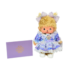 SG 限定設計師製作 - M Size Bebichhichi 娃衣深藍紫色花花裙套裝 *連公仔*