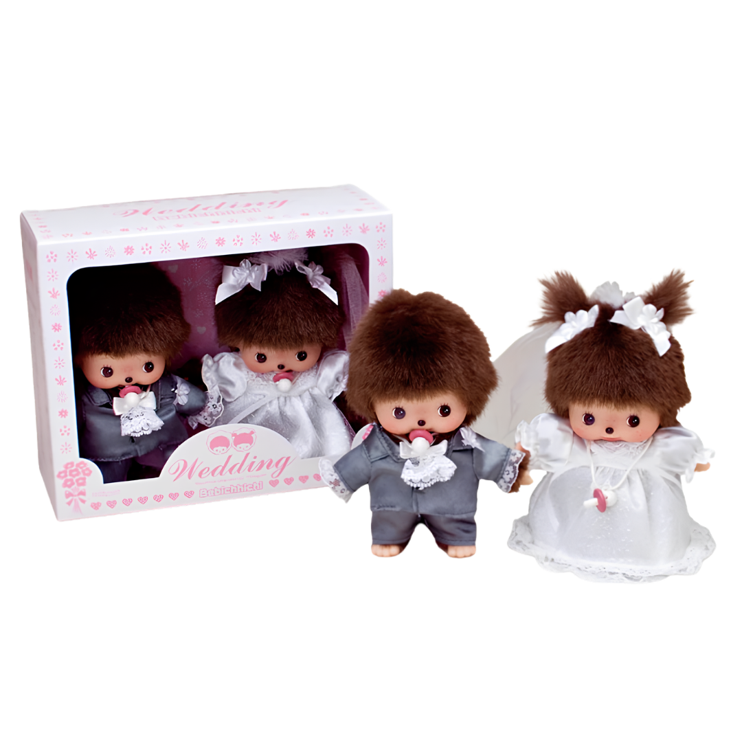 舊版 16cm Bebichhichi 結婚公仔一對盒裝