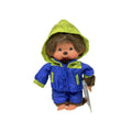 绝版 S码 Monchhichi 2010年情侣雨衣－绿拼蓝色男生