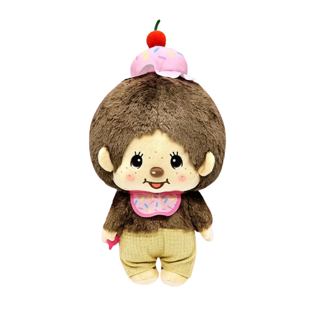 Monchhichi 景品 - L碼雪糕系列啡色款
