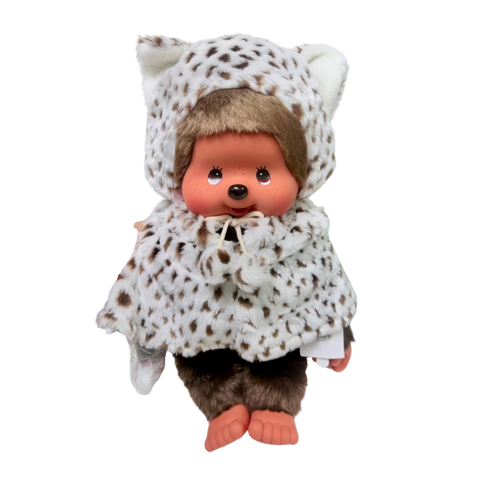 XL碼 Monchhichi 豹紋斗篷