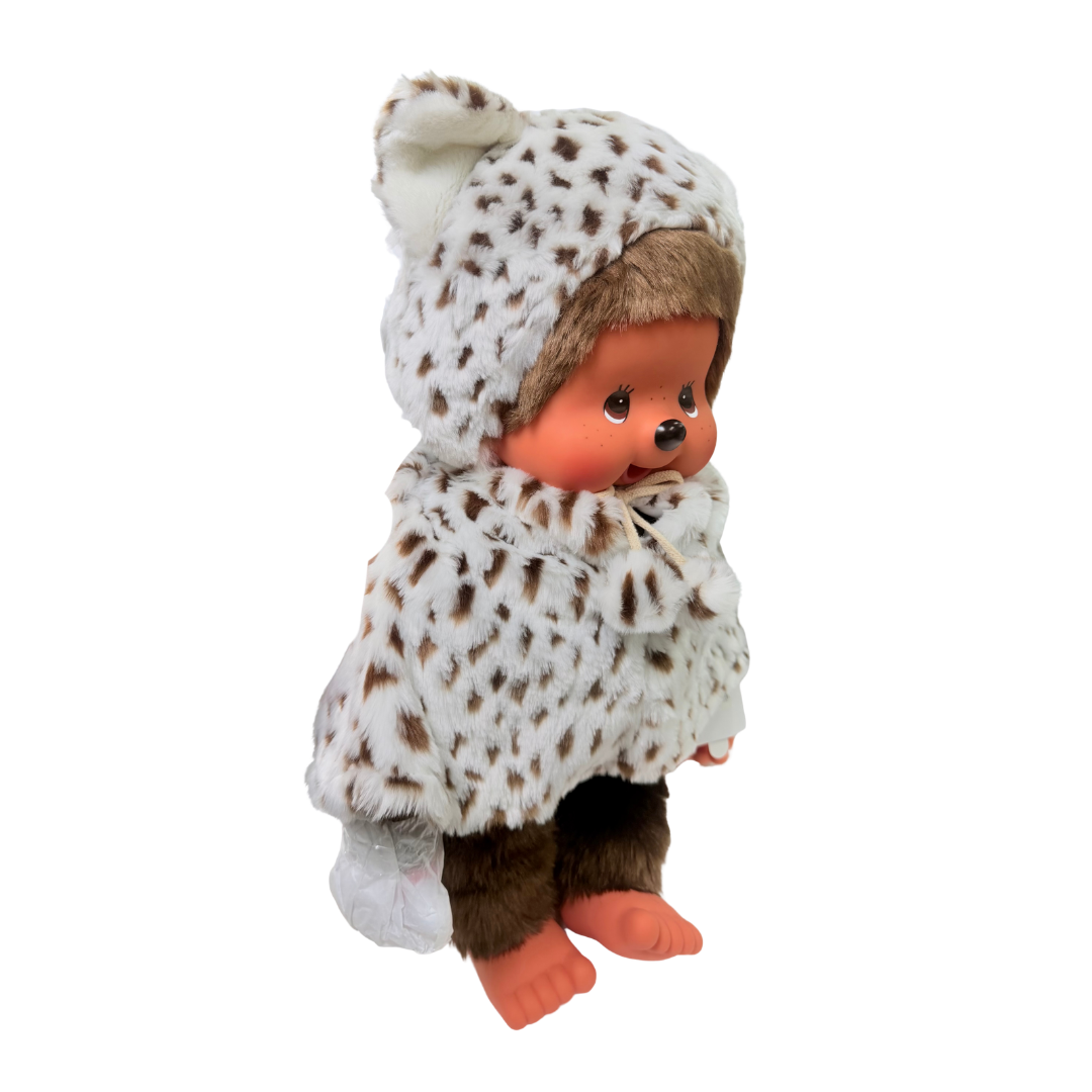 XL碼 Monchhichi 豹紋斗篷