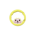 日本扭蛋 - Monchhichi Colors 金屬包扣 - 黃色