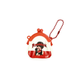 Monchhichi 迷你口金包鑰匙圈吊飾扭蛋 - 男生 - 橙