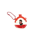 Monchhichi 迷你口金包鑰匙圈吊飾扭蛋 - 男生 - 橙