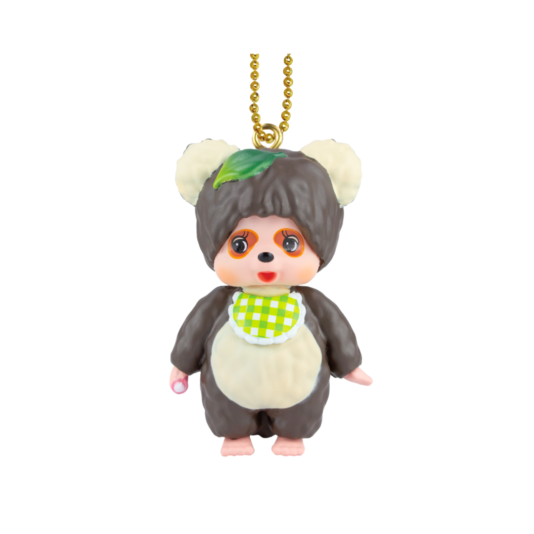 扭蛋吊飾 SO-TA Monchhichi 吉祥物第 3 彈 - Tanutanu狸貓造型