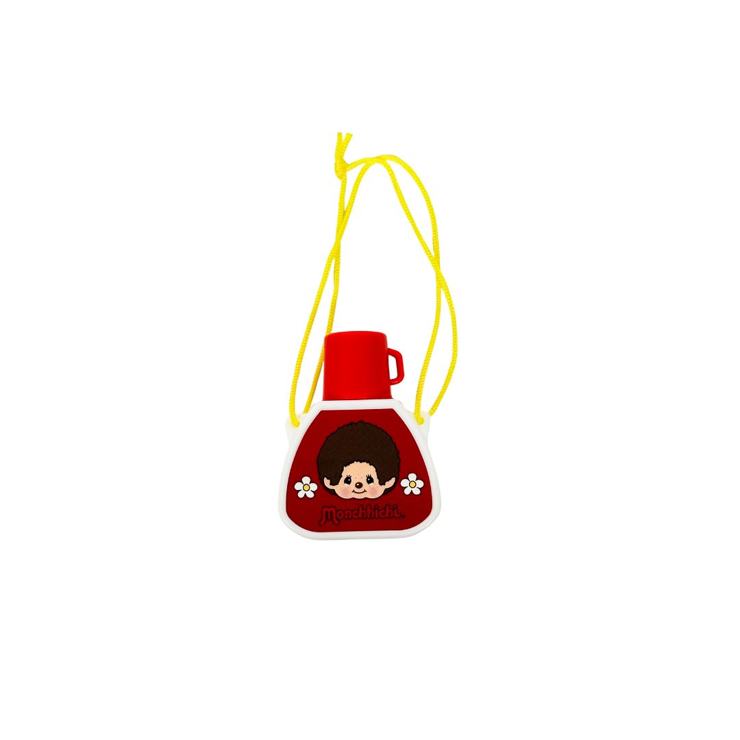 Monchhichi 扭蛋迷你超微型復古水壺模型吊飾