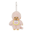 吊飾 馬卡龍系列Monchhichi－粉紅色