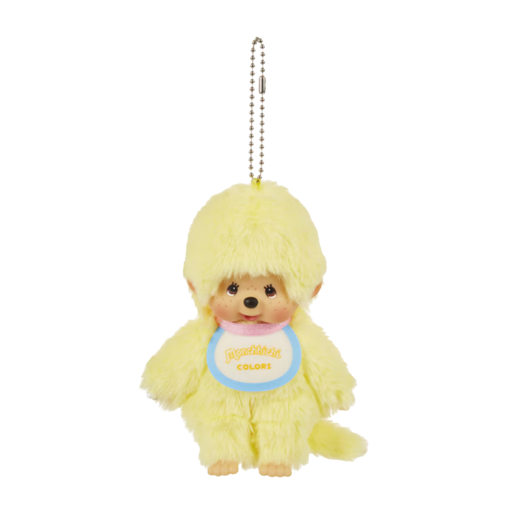 吊飾 馬卡龍系列Monchhichi－黃色