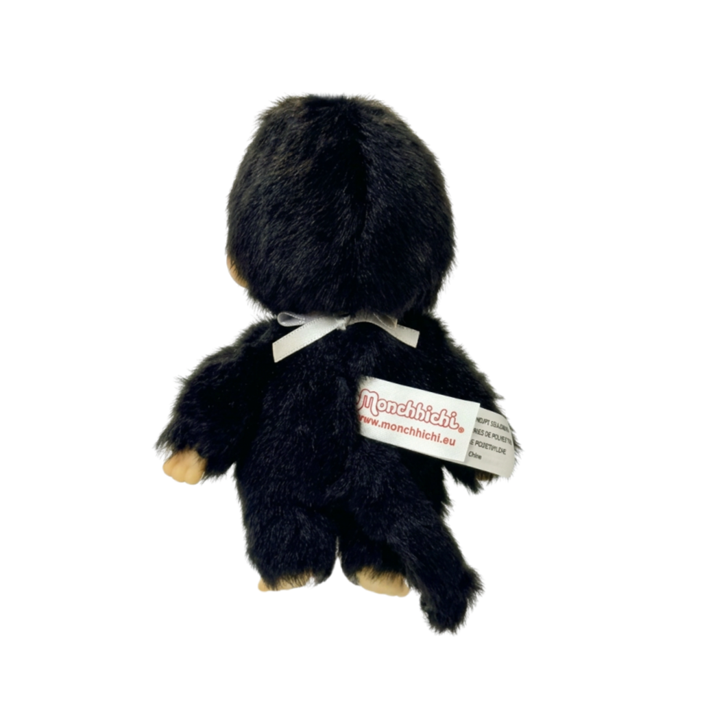吊飾 馬卡龍系列Monchhichi－黑色