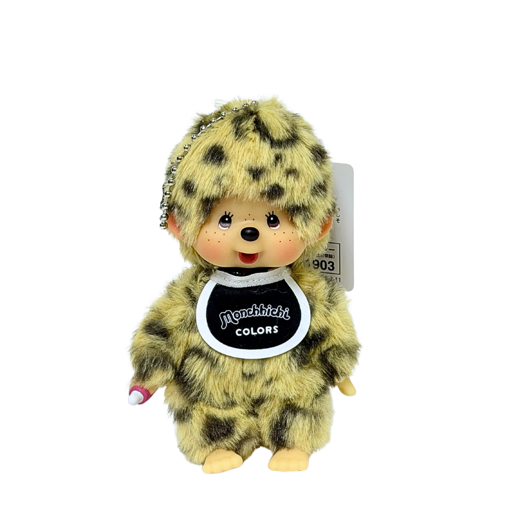 吊飾 馬卡龍系列Monchhichi－豹紋