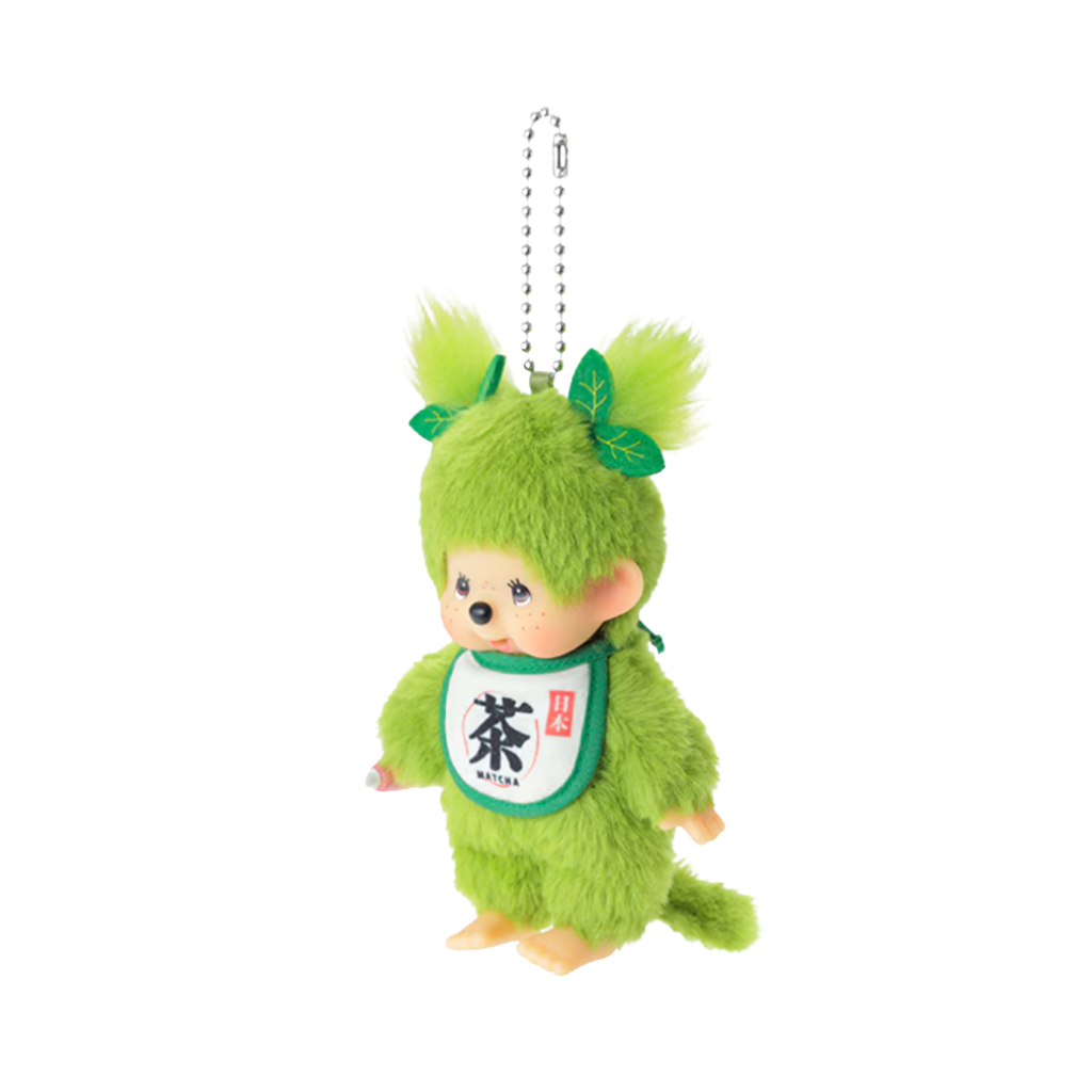 吊飾 日本限定 綠茶 Monchhichi