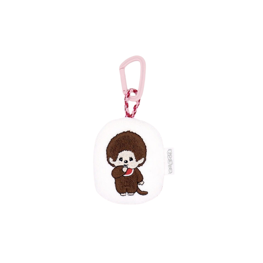 吊飾 Monchhichi x Towel Museum柔軟毛巾布隨身手機清潔掛飾 - 男生