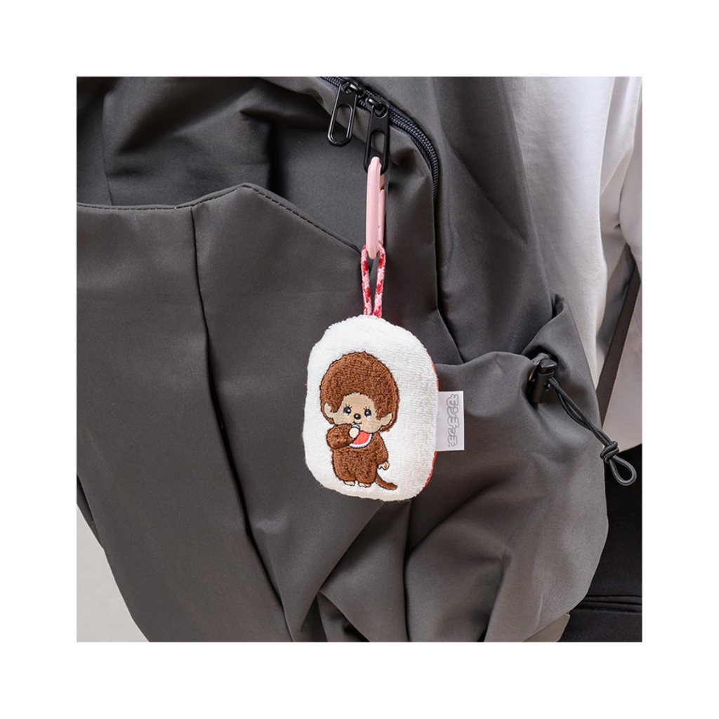 吊飾 Monchhichi x Towel Museum柔軟毛巾布隨身手機清潔掛飾 - 男生