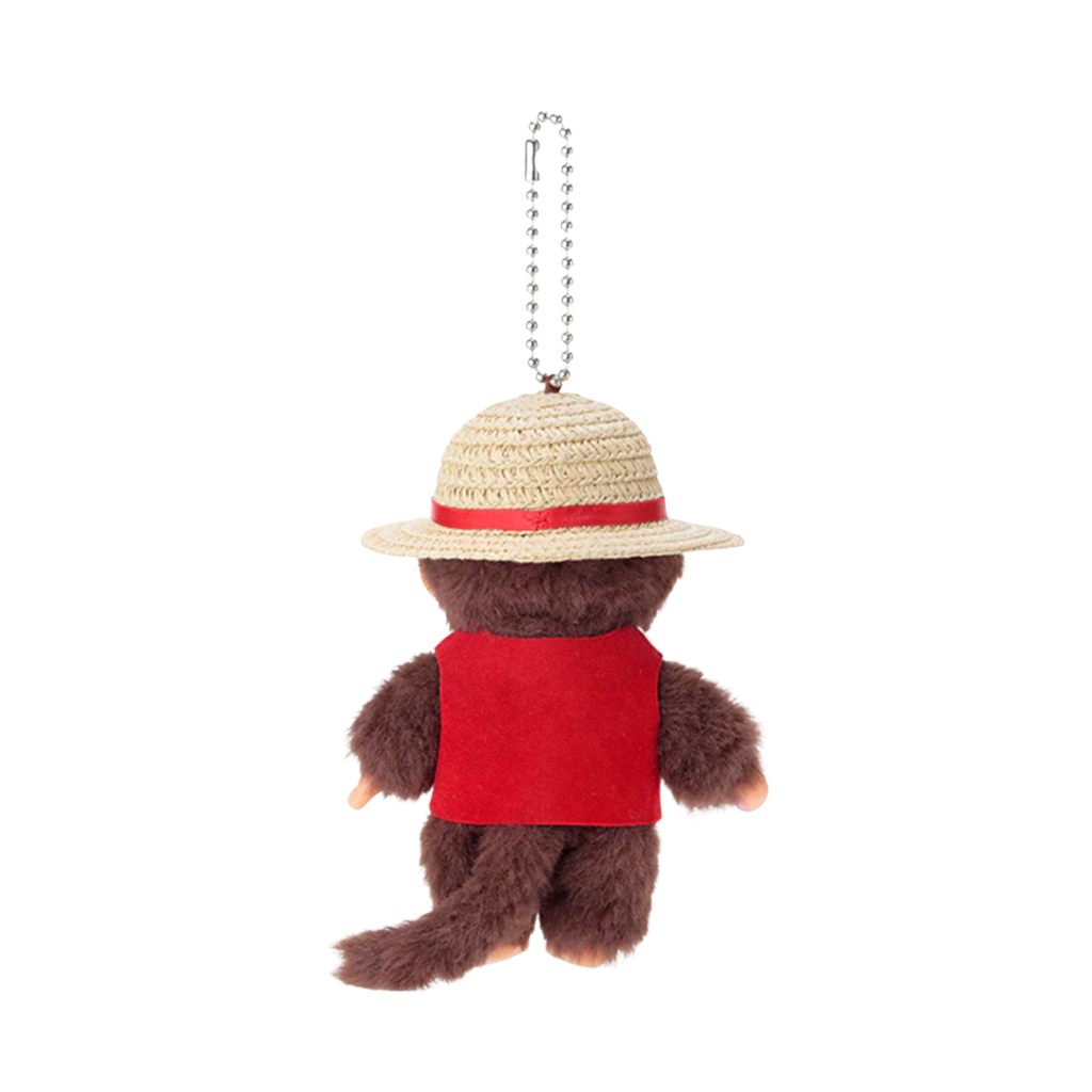 吊飾 Monchhichi X ONE PIECE  路飛