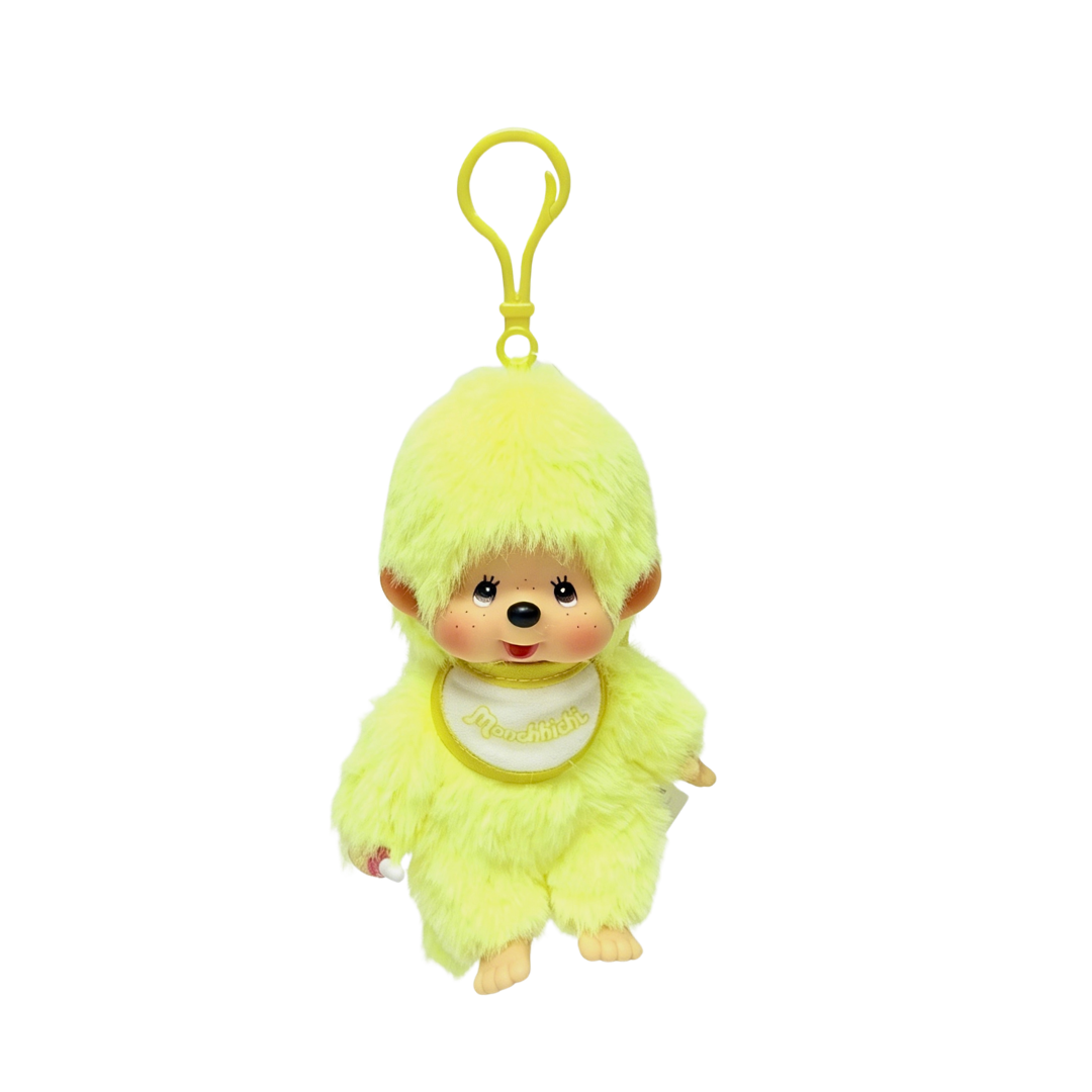 吊飾 歐洲版 馬卡龍系列Monchhichi－黃色