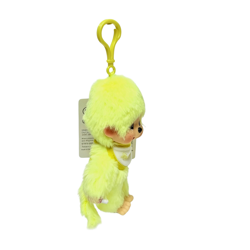 吊飾 歐洲版 馬卡龍系列Monchhichi－黃色