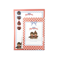 Monchhichi 經典雙人坐坐信紙信封套裝（附3D封口貼紙）
