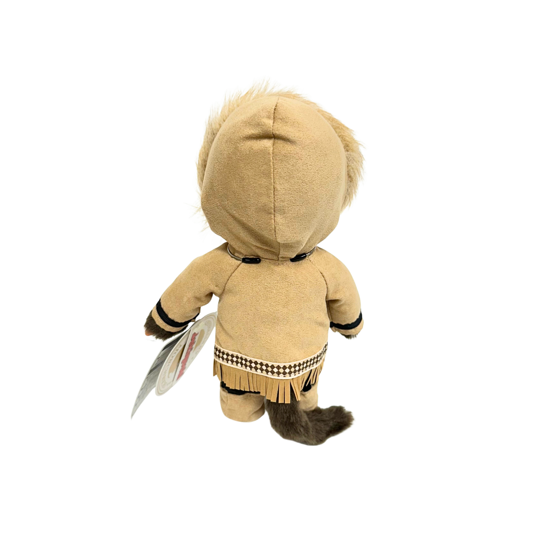 S碼 Monchhichi 40週年限定 阿拉斯加￼極地防寒毛領連帽雪衣麂皮外套造型 (絕版商品默認有瑕 介意請勿下單)