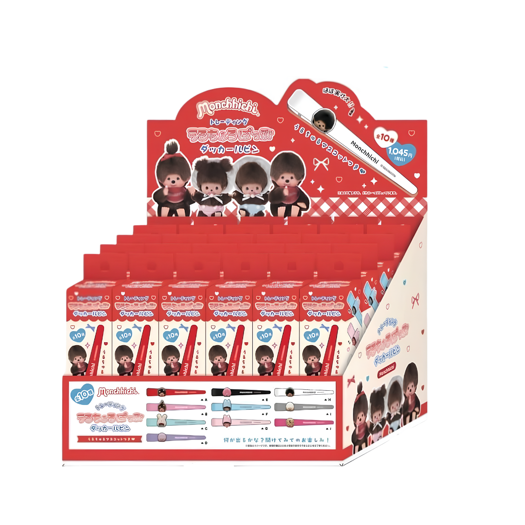 Monchhichi 3D公仔長嘴鴨造型美髮夾盲盒（全10款單盒隨機 ）