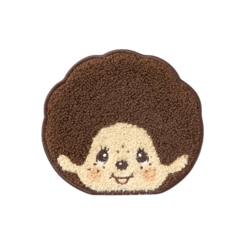 Monchhichi 大頭毛圈質感隔熱杯墊 - 男孩