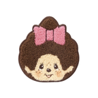 Monchhichi 大頭毛圈質感隔熱杯墊 - 女孩