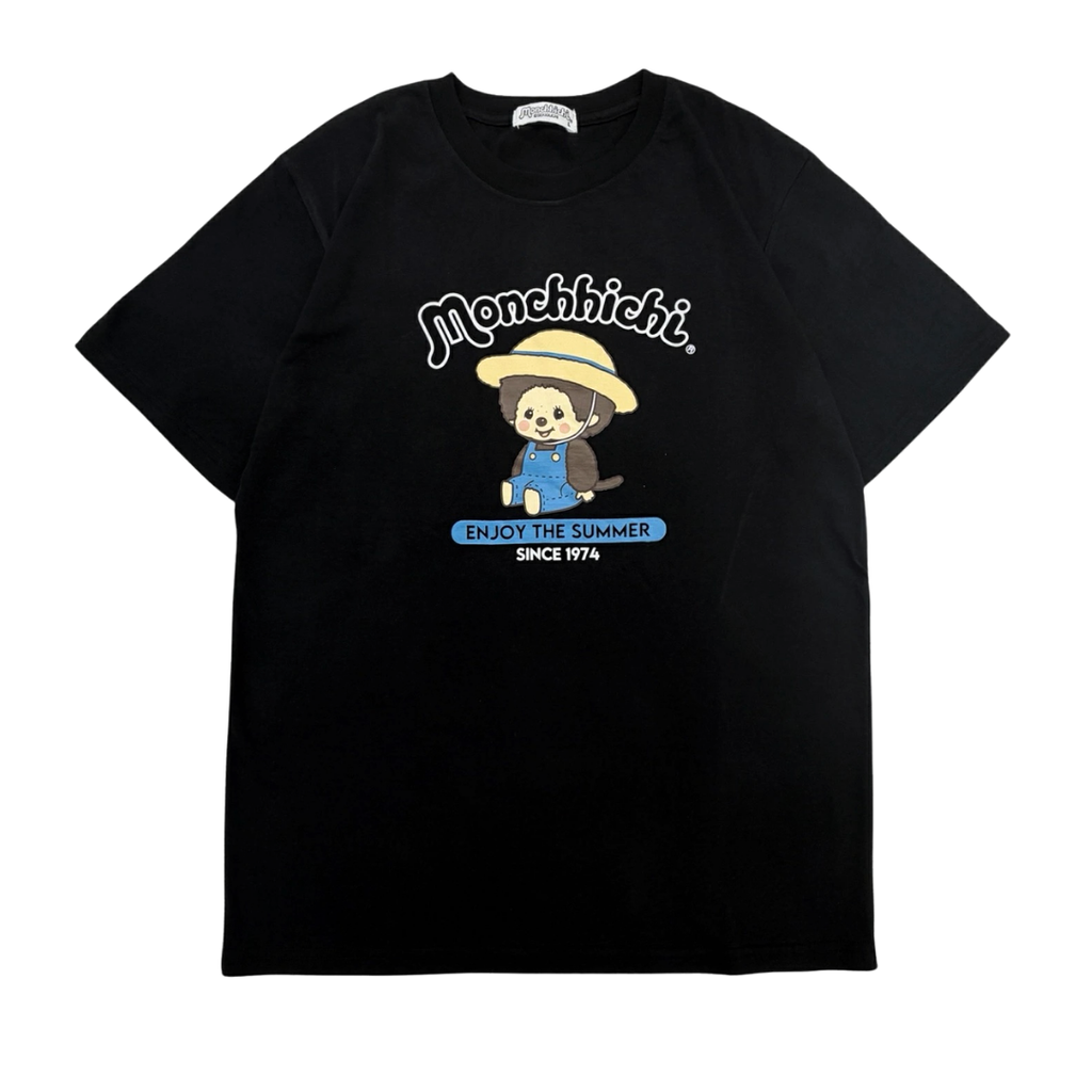 Monchhichi 農夫系列Tee 恤-黑色L碼